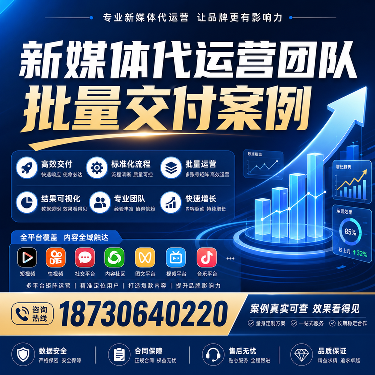 廊坊代运营公司多客户账号批量高效交付案例